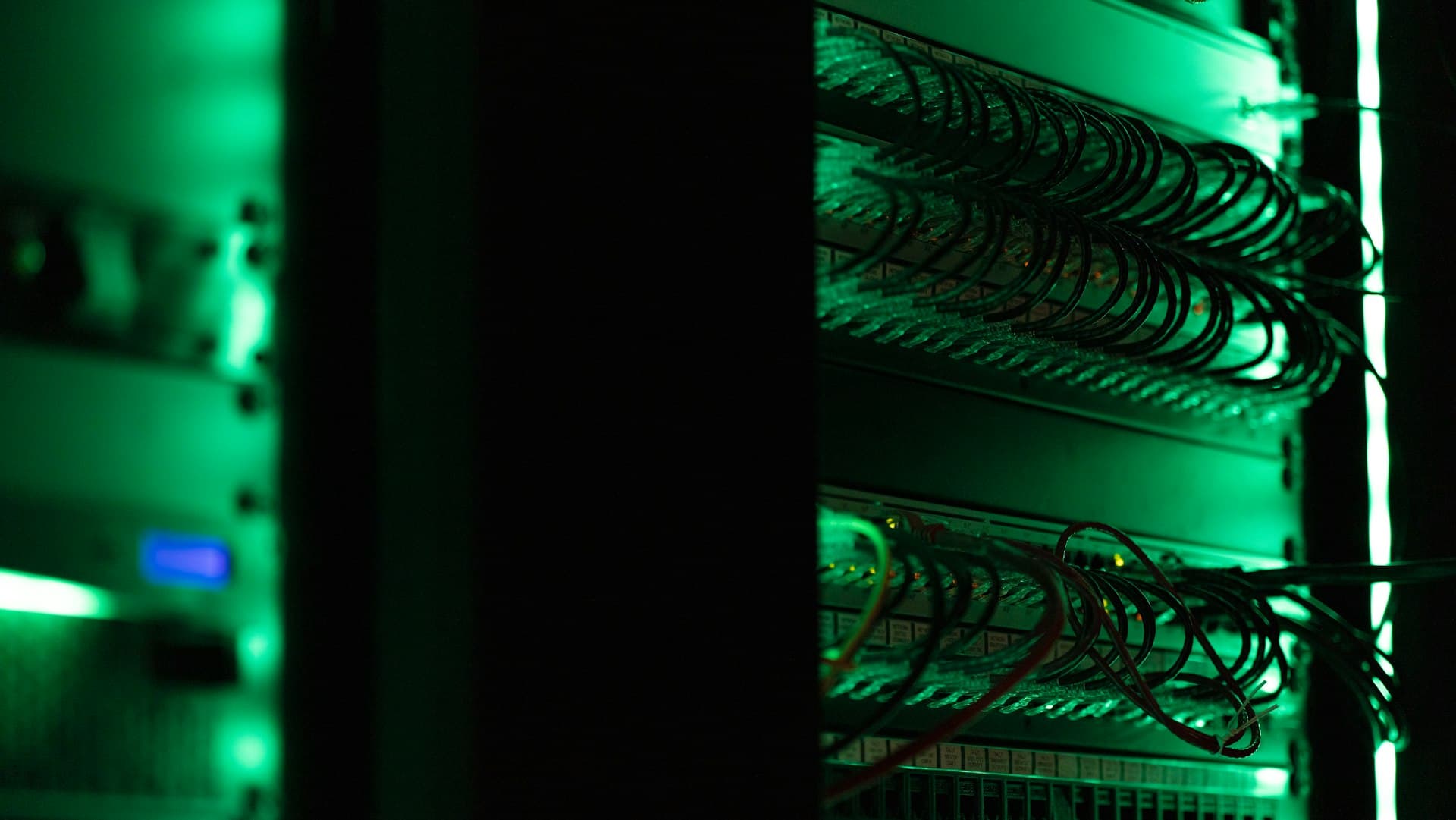 A network operations screen showing infrastructure monitoring